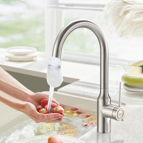 Filtro de grifo para baño y cocina que elimina la cal y el óxido con tejido engrosado 4