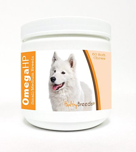 Image of Healthy Breeds Samoyed Omega HP Fatty Acid Skin and Coat Support Soft Chews 60 Count