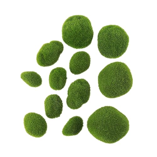 Beatifufu 12 Piezas Simulación Piedra Decoración Realista para Terrarios y Peceras Adornos Miniatura para Jardín y Hogar