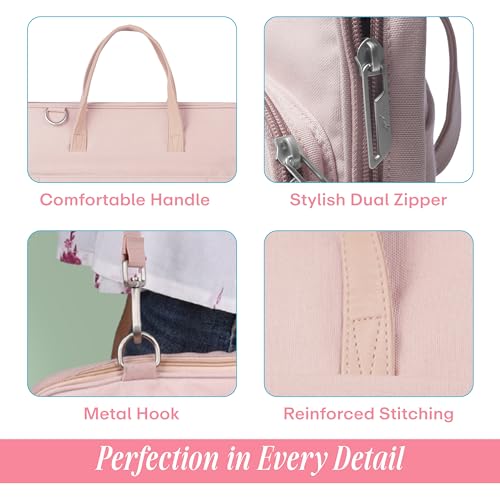 Image of Protecta Windfall 15.6 Inch Laptop Bag for Men & Women - Durable, Water-Repellent Office & Travel Macbook Messenger Bag with Padded Laptop Sleeve, Stylish Bag for Work, School and College