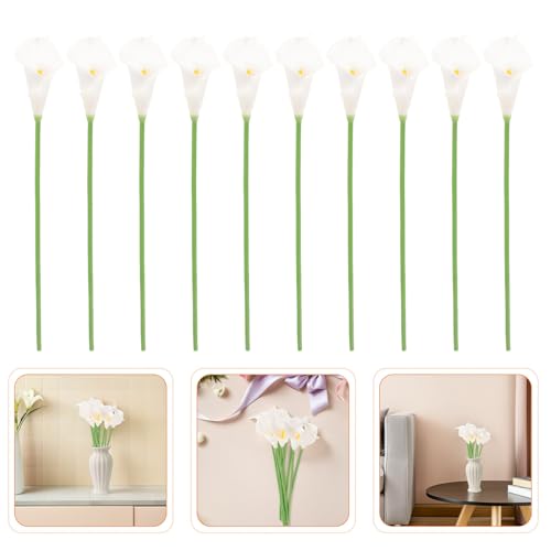 Fleurs Artificielles Blanches de Qualité Réaliste : Arums Premium - 8