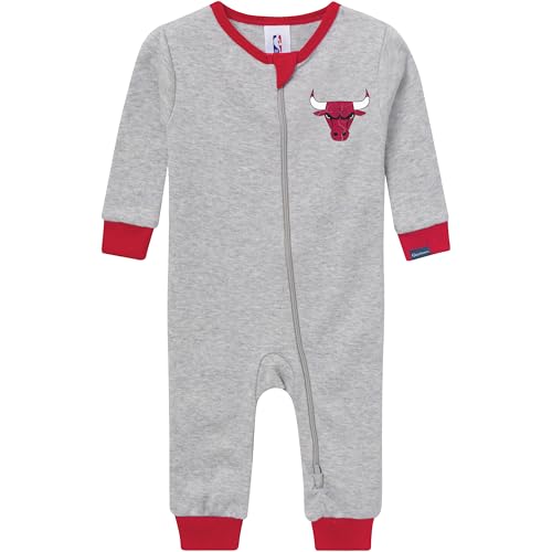 Gerber Unisex Baby NBA Team Footless Pajamas, Chicago Bulls, 24 Months