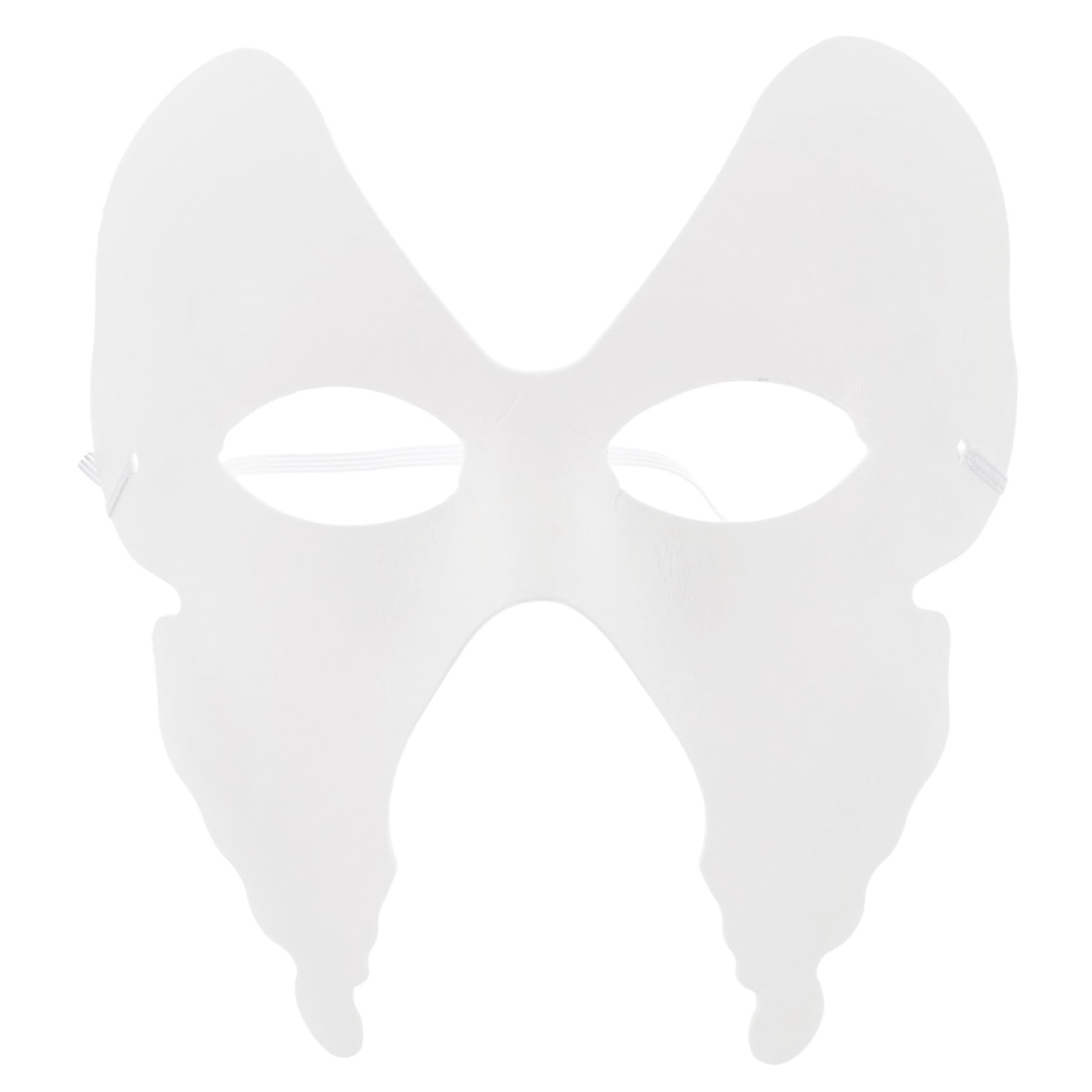 Toyvian 24pezzi Maschere Di Carta Fai Da Te Da Decorare Di Maschere Vuote Forma Di Farfalla Per Feste e Carnevali Per Attività Creative e Cosplay
