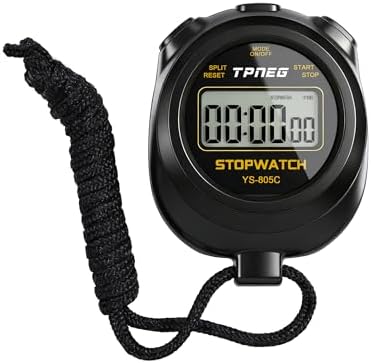 TPNEG Simple Stopwatch Timer - Easy to Use, Set Up, Read, and Car...