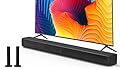 Puxinat 2 in 1 Separable Sound Bar for Smart TV, 2.2 Channel 32Inch Bluetooth 5.0 TV Speaker for Surround Sound System, Built-in Dual Subwoofer, Bass Adjustable, Remote Control Included(Sound Bar)
