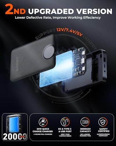 Image of ARRIS Heated Jacket for Men, Electric Heating Coat with 12V Battery, Heating Jacket with Mutiple Pockets Small