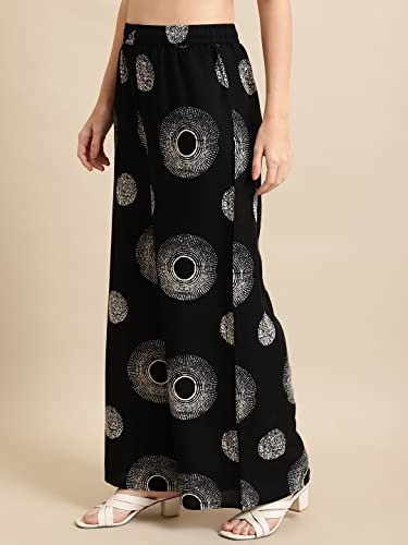 Image of Pistaa's Women's Regular Fit High Rise Palazzo