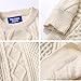 Aelfric Eden Women Sweater Vintage Cable Knit Sweater Casual Oversized Sweater Pullover A-Khaki