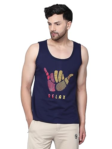 Image of Designer Men Vest Versatile Cotton Sando /Baniyan /Ganji for Boys - Perfect for Gym Workouts, Vacations, and Beaches