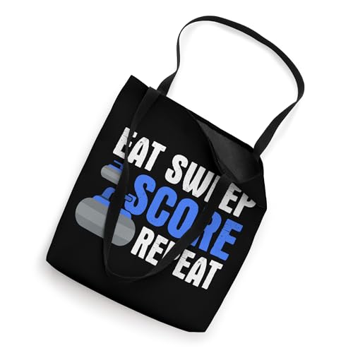 Bolsa Tote con Diseño de Curling para Deportes de Invierno miniatura 2