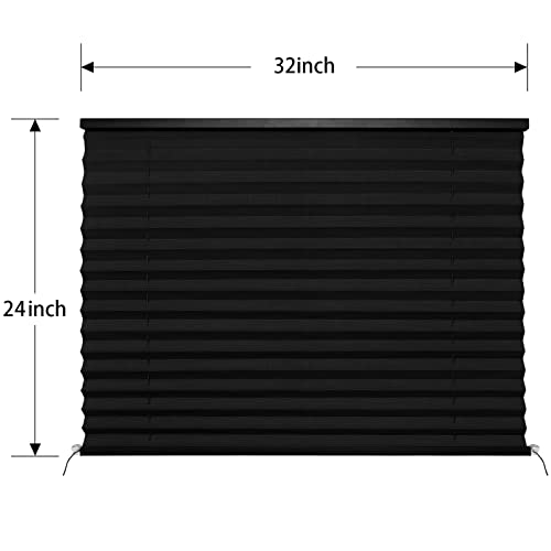 Image of RV Blinds for Camper Window,RV Window Shades Camper Blinds for Travel Trailer,Pleated Shade for Motorhome Motor Coach-32 W x 24 inch L