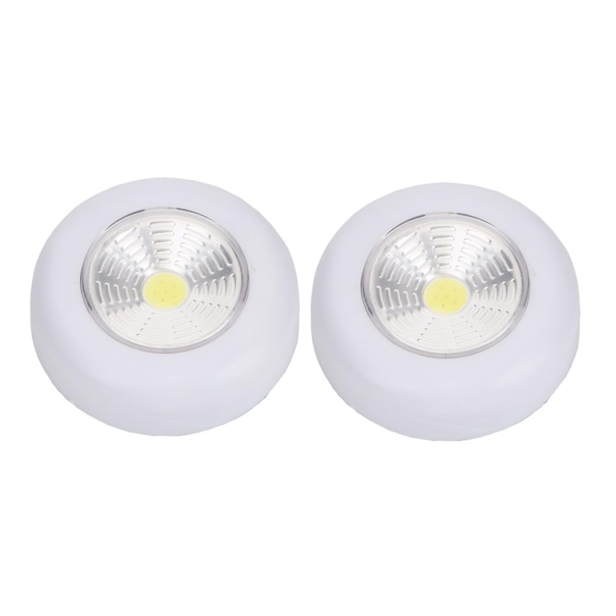 ARTIBETTER 3sets Led Push Lamp Emergency Light Night Light Wall Battery Operated No Wires Operation 2pcs*3