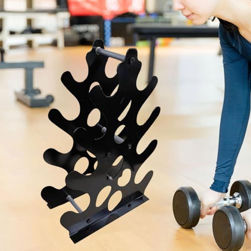 kowaku Dumbbell Storage Stand Dumbbell Holder Multilevel Weightlifting Accessories Small Fitness Equipment Organizer for Organizing