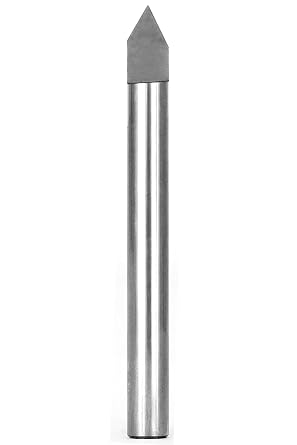 YONICO Router Carving Bits CNC Engraving Solid Carbide V Groove 60 Degree 1/4-Inch Shank 14094q