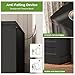 Hasuit Black Dresser for Bedroom with 9 Drawers, 51.2