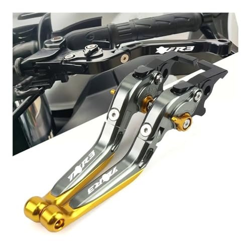 Palancas de freno CNC para Yamaha YZF-R3 2015-2019 con acabados de alta resistencia 3