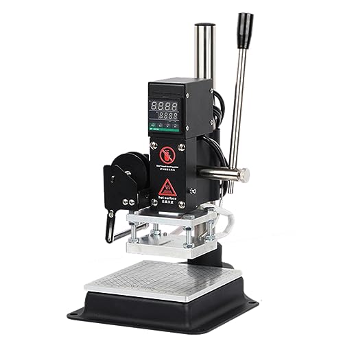 Máquina de estampado en caliente 500W con placa 10x13 cm miniatura 1