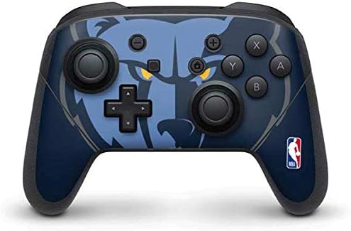 Skinit Decal Gaming Skin Compatible with Nintendo Switch Pro Controller - Officially Licensed NBA Memphis Grizzlies Large Logo Design