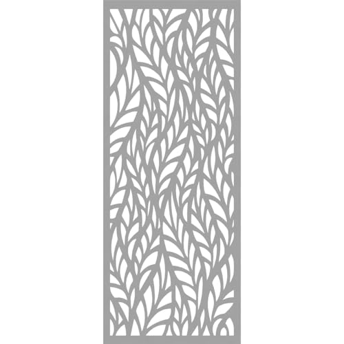 Image of 33 3 /8 inchW x 84 3 /8 inchH x 3 /8 inchT Ortonville Decorative Fretwork Wall Panels in Architectural Grade PVC