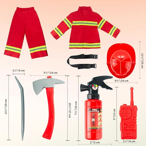 Disfraz de Bombero para Niños Talla 5 miniatura 6