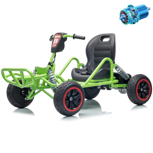 Image of POSTACK 24V Kids Go Kart, 24V Ride on Toy for Big Kids