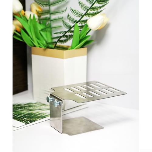 Plate-forme de pesée en cuisine inox durable et base surélevée