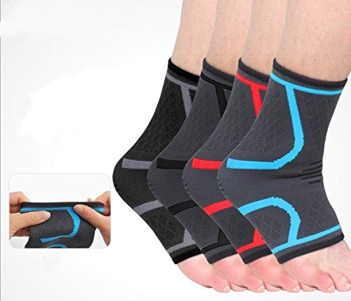 Tornozeleira Compressão Cor:Vermelho