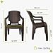 Garronda 4 STK. Gartenstühle stapelbar Rattan-Optik GD-0254 Braun