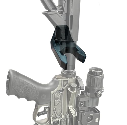 The Mag Rack AR15 Wall Mount - Buffer Tube Mount - 556/223/300/308/9mm - Made in USA - Gun/Firearm Display/Storage