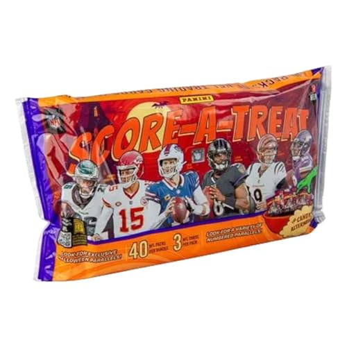 2025 Panini Score-A-Treat Football Trading Card Bundle Halloween (40 Packs)