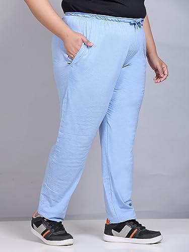 Image of CUPID Women's Cotton Track Pants Regular Fit Lounge Wear Gym Joggers Sports Trouser Night Pants for Ladies