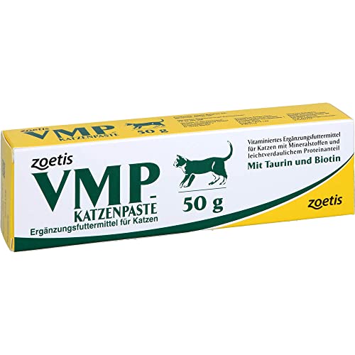 Zoetis VMP Katzenpaste | 50 g | Ergänzungsfuttermittel für Katzen | Kann dabei helfen Mangelerscheinungen auszugleichen