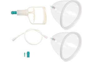 Ciieeo Vacuum Cupping Cup Set for Breast Enhancement and Body Massage