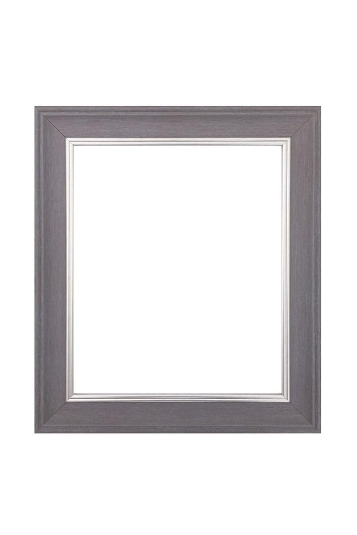 FRAMES BY POST Scandi Slate Grey Picture Photo Frame 40cm x 40cm