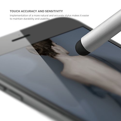 Elago Stylus [Ball][Sliver] - [Premium Aluminum][Ballpoint Pen][Replaceable Extra Tip Included] - For Ipad, Ipad Pro, Ipad Mini And Iphone #TOP4