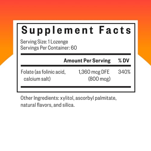 Seeking Health Folinic Acid Dietary Supplement