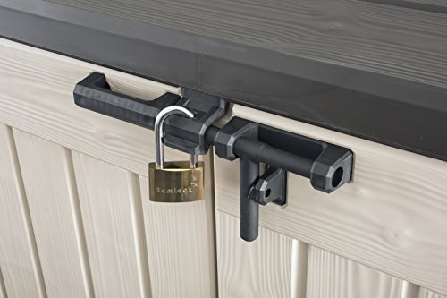 Keter Store-It-Out Max 4.8 Ft X 2.7 Ft Durable Outdoor Storage Shed Made From Weather Resistant Resin 42 Cubic Feet Beige/Brown #TOP5