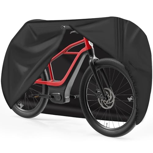 Image of Waterproof Bicycle Cover for Single /Double Cycle - Dustproof, UV Resistant Bike Cover