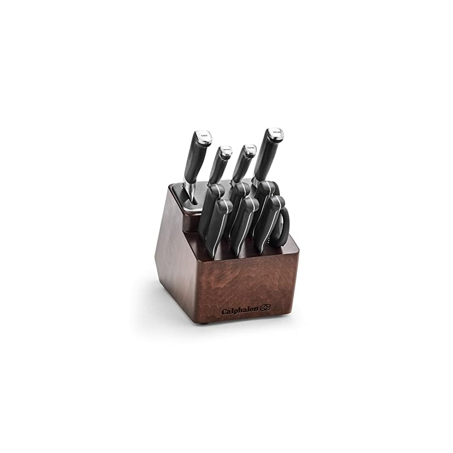 Calphalon-Premier-SharpIN-Knife-Set-with-Sharpening-Knife-Block-12-Piece-Carbon-Steel-Kitchen-Knife-Set Calphalon Premier SharpIN Knife Set with Sharpening Knife Block