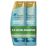 head & shoulders DERMAXPRO Beruhigend Anti-Schuppen Shampoo & Kopfhautpflege bei trockener, juckender Kopfhaut (verbunden mit Schuppen), 2x250 ml
