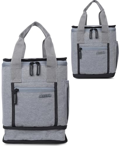 Wooum Expandable Lunch Bag With Front & Side Pocket,Water Resista...