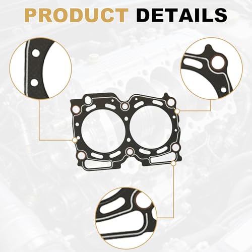 Image of Partsflow Engine Cylinder Head Gasket Set For 2000-2003 Subaru Legacy Outback for 1999-2003 Subaru Impreza Forester for 2003 Subaru Baja 2.5L Replacement For HS26170PT-1