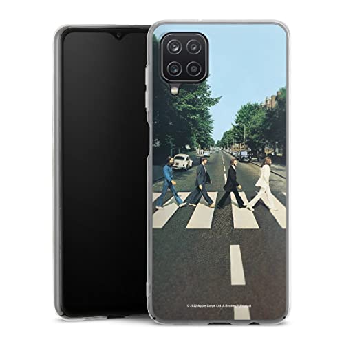 DeinDesign Coque Compatible avec Samsung Galaxy A12 Étui Housse Abbey Road The Beatles Musique - Les Beatles, Paul McCartney, John Lennon, RIngo Starr, George Harrison DeinDesign Coque Compatible avec Samsung Galaxy A12 Étui Housse Abbey Road The Beatles Musique