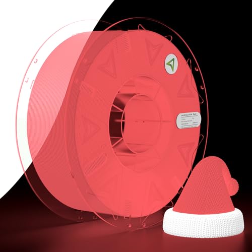 Creality 3D Luminous PLA Printer Filament, Halloween Decor, Glow in The Dark Filament, Best with UV Lamps, 1.75mm, Fit Most FDM 3D Printers, 1kg Spool(2.2lbs), Pink