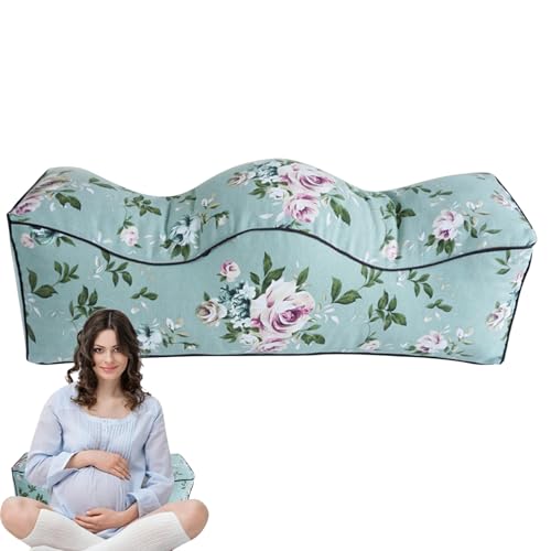 Almohada de Apoyo para Las piernas, Multifuncional, Curvada, Suave, cojín ergonómico para reposapiernas, Almohada Transpirable para Dormir Que Proporciona cómodo para el hogar, Viajes, Oficina