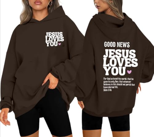 Jesus Loves You pull chrétien pour femme | Un message d'amour au quotidien