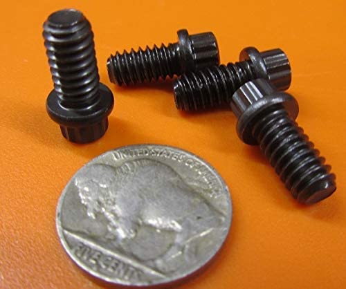 Steel 12 Point FT Bolts 1/4"-20 x .500" Length 50 pcs