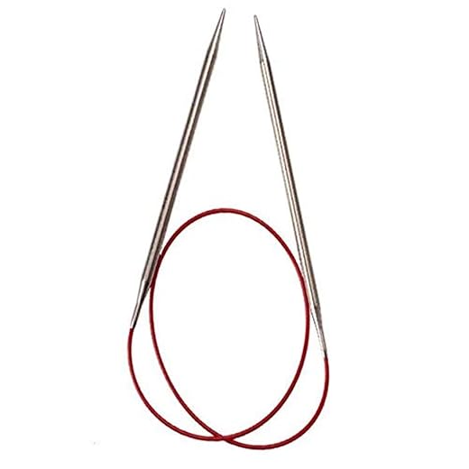 ChiaoGoo Red Lace Circular 40 inch (102cm) Stainless Steel Knitting Needle Size US 4 (3.5mm) 7040-4