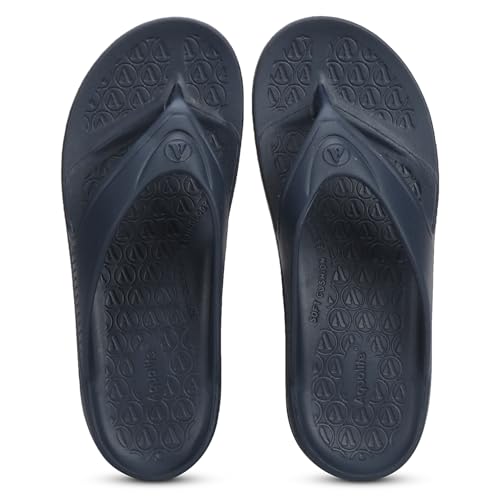Image of Aqualite AL-1251 Slippers for Men with Comfotable Sole Slip-On Flat Flip Flops, Sliders, Chappal & Comfortable Slipper for Men