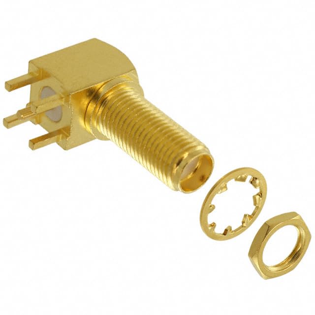 NISTECH SMA Female Bulkhead Right Angle Connector for PCB Mount Solder Attachment Thru Hole Connector Adapter for PCB 20mm Length- 1 pc.-image-20